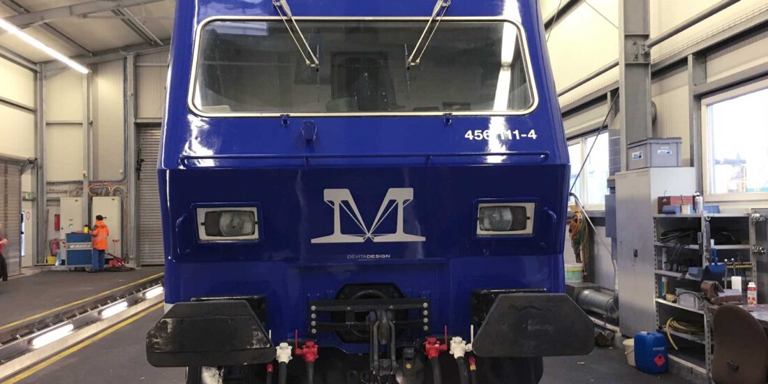 M-Rail-Lok fertig beschriftet Front