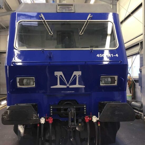 M-Rail-Lok fertig beschriftet Front