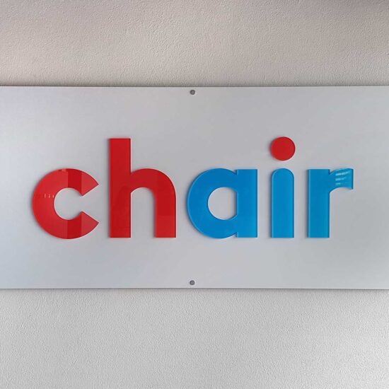 Chair Acrylglas-Tafel